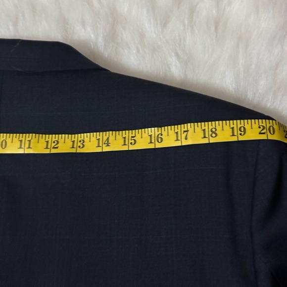 Lauren Ralph Lauren 100% Wool Navy Blazer Size  44S - Picture 11 of 11